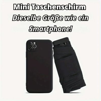 Set 2 Ultraleichte Mini-Taschenschirme