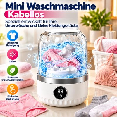 Kabellose Mini-Waschmaschine für Unterwäsche