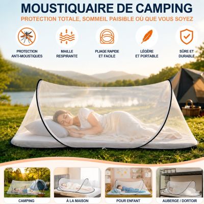 Moustiquaire de Camping Pliable