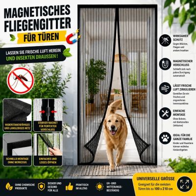 Magnetisches Moskitonetz für die Tür