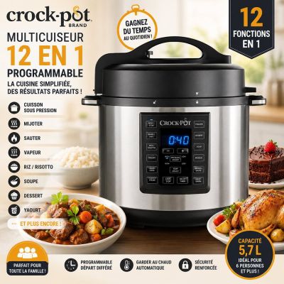 Multicuiseur 12 en 1 programmable Crockpot®