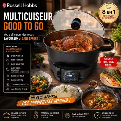 Multicuiseur Good to Go Multi-Cooker Russell Hobbs
