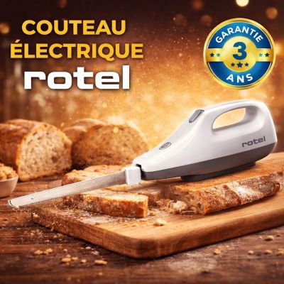Couteau électrique double lame Rotel