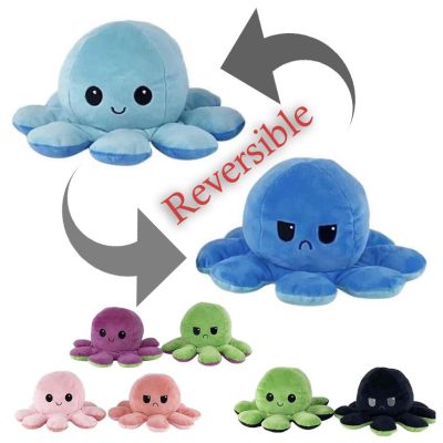 Peluche Pieuvre Réversible