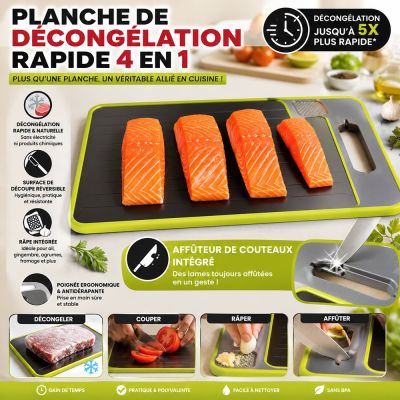 Planche de Décongélation Rapide 4 en 1
