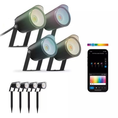 Lot de 4 spots intelligents SmartLED connectés