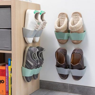 Range chaussures gain de place avec adhésifs Pack de 4 unités