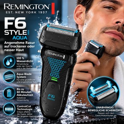 Remington F6 Style Series Aqua F6000 Folienrasierer
