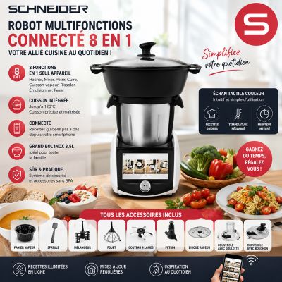 Robot multifonctions connecté 8 en 1 Schneider