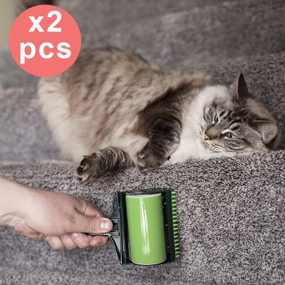 Lot 2 Rouleaux Anti-poils d'Animaux Lavable et Réutilisable