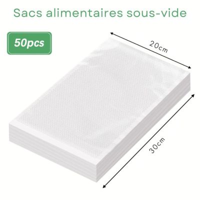 50 wiederverwendbare Vakuumbeutel - 20 x 30 cm