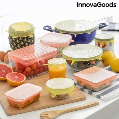 Set de 10 Couvercles de Cuisine Réutilisables et Réglables