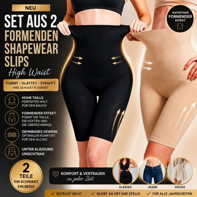Set aus 2 figurformenden Höschen High Waist