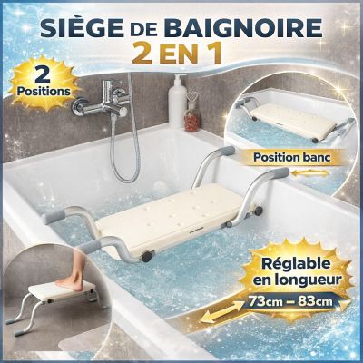 Siège de Baignoire 2 en 1