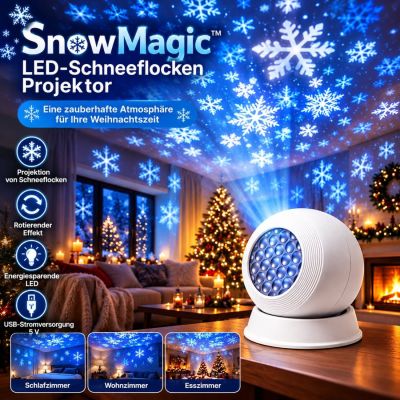 SnowMagic™ LED-Schneeflockenprojektor