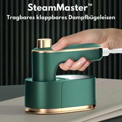 SteamMaster™ - Tragbares, zusammenklappbares Dampfbügeleisen