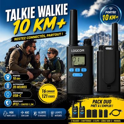 Talkie Walkie 10 km Logicom