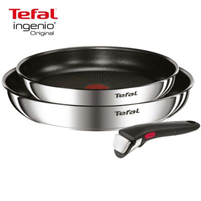 Tefal Ingenio Lot de 2 Poêles + Poignée Amovible