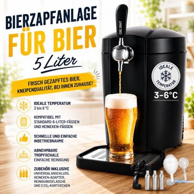 Bierzapfanlage 5 Liter