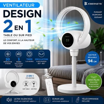 Ventilateur design 2 en 1