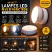 Lot de 2 Lampes LED Multifonction avec Capteur de Mouvement