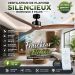 Ventilateur de Plafond Silencieux Nordique 3 Pales