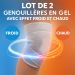 Lot de 2 Genouillères en Gel avec Effet Froid et Chaud