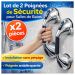 Lot de 2 Poignées de Sécurité pour Salles de Bains