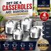 Set de 4 Casseroles avec Couvercles