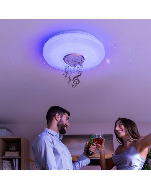 LED-Deckenlampe mit Lautsprecher
