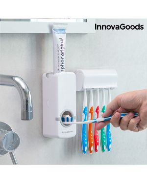 Set : Porte brosse à dents et distributeur de dentifrice