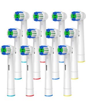 12-teiliges Zahnbürstenkopf-Set, kompatibel mit mehreren Marken