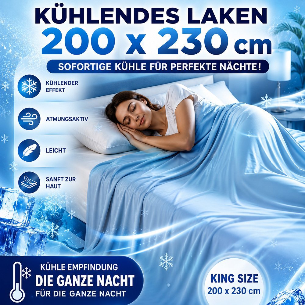 Kühlendes Laken 200 x 230 cm