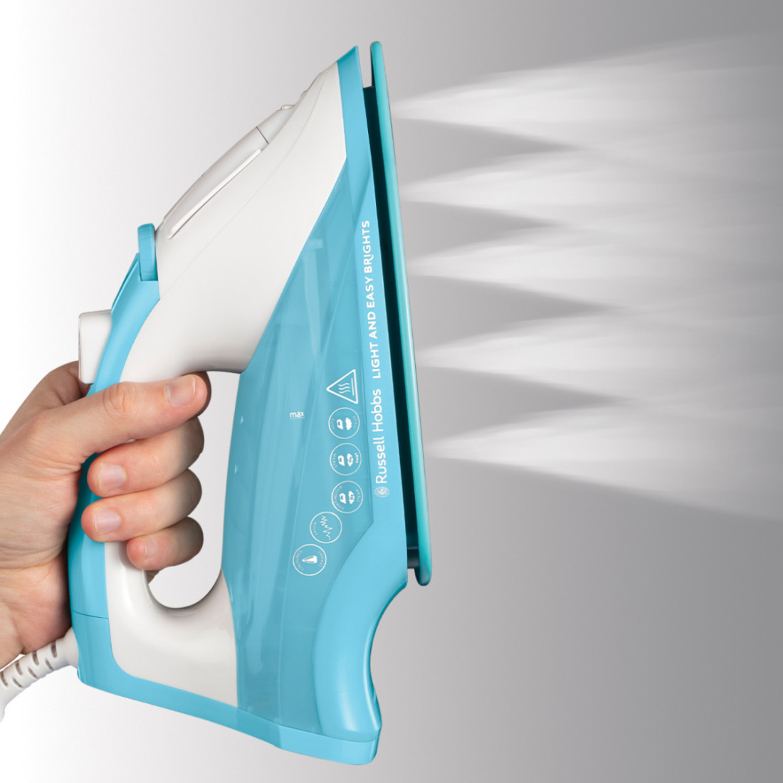 Bügeleisen Light &amp; Easy Brights Aqua Russell Hobbs