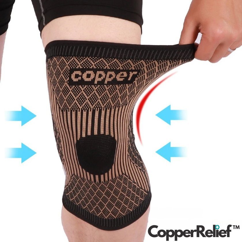 CopperRelief™ Kompressionskniebandage - 2er-Set