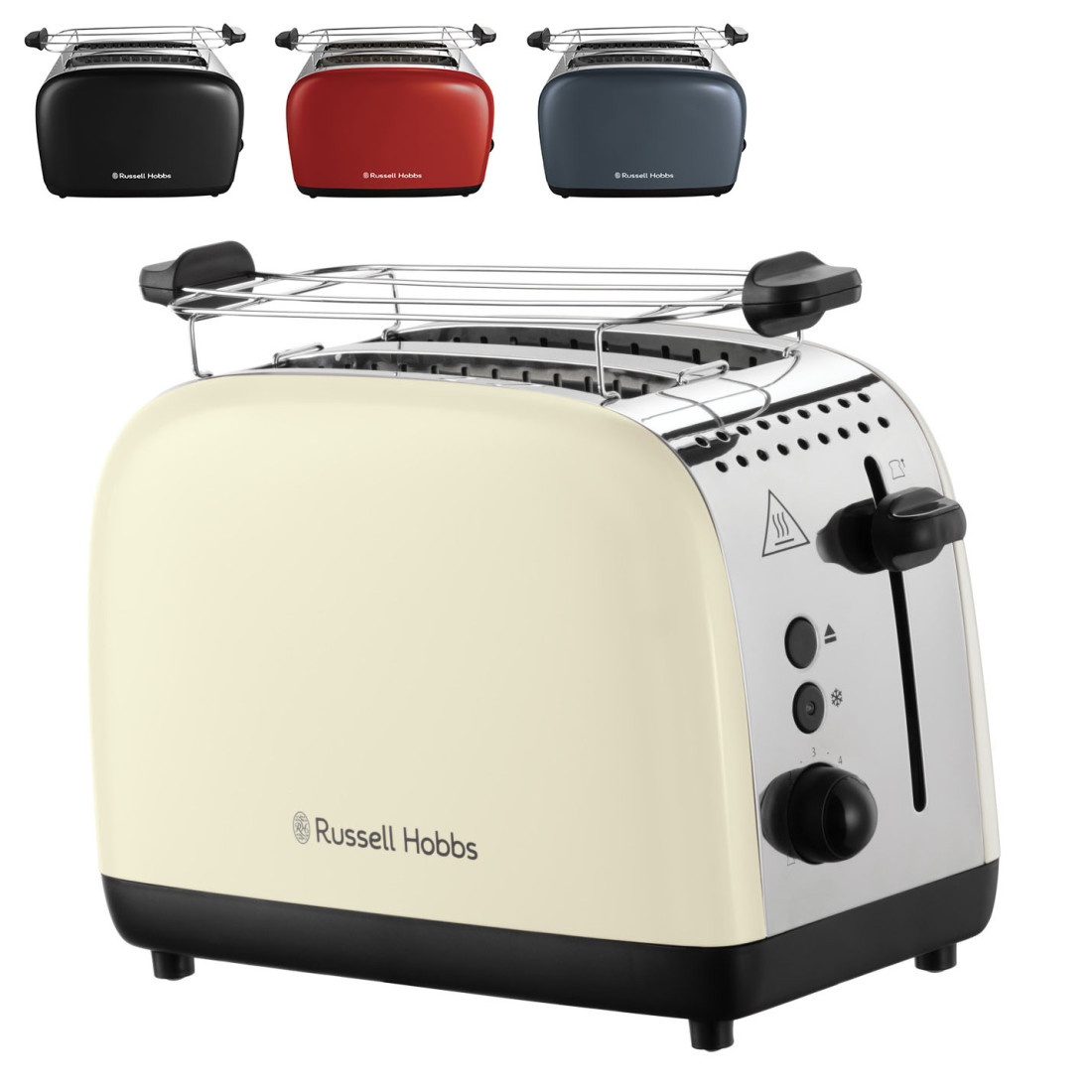 Color Plus Toaster mit 2 Toastkammern RUSSELL HOBBS