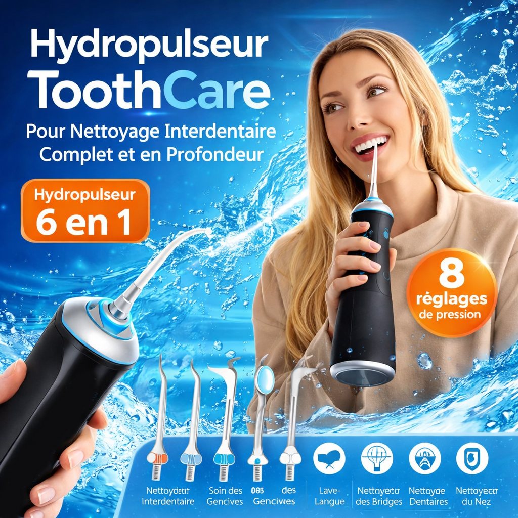 ToothCare Munddusche für die vollständige und gründliche Reinigung der Zahnzwischenräume