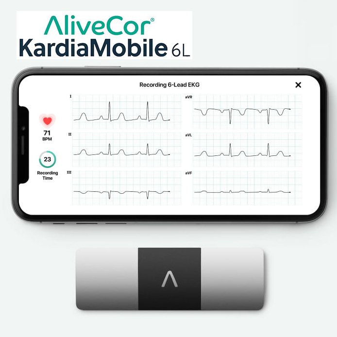 KardiaMobile Herzüberwachungsgerät EKG 6 d ALIVECOR