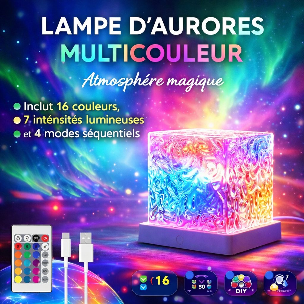 Aurora-Lampe Multicolor