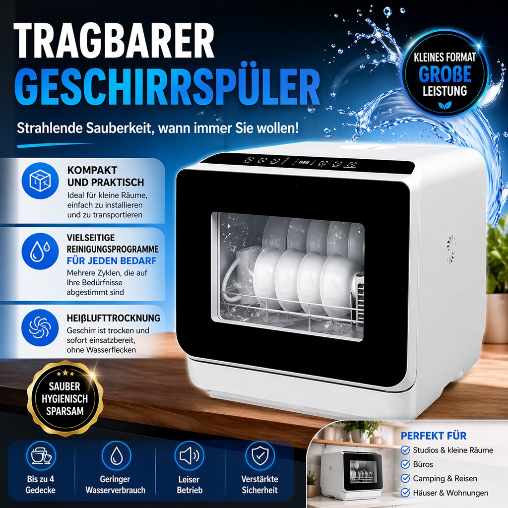 Tragbarer Geschirrspüler