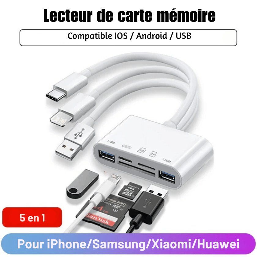 5-in-1-Speicherkartenleser