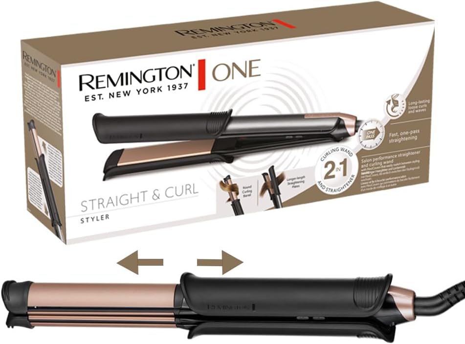 Remington Multistyler 2-in-1 Haarglätter und Lockenstab
