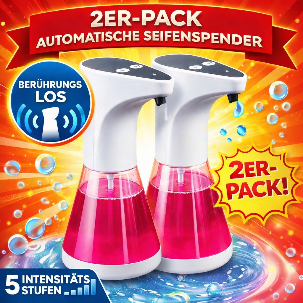 2er-Set automatische Seifenspender