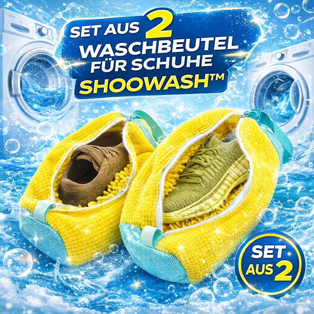 2er-Set Schuhwaschbeutel