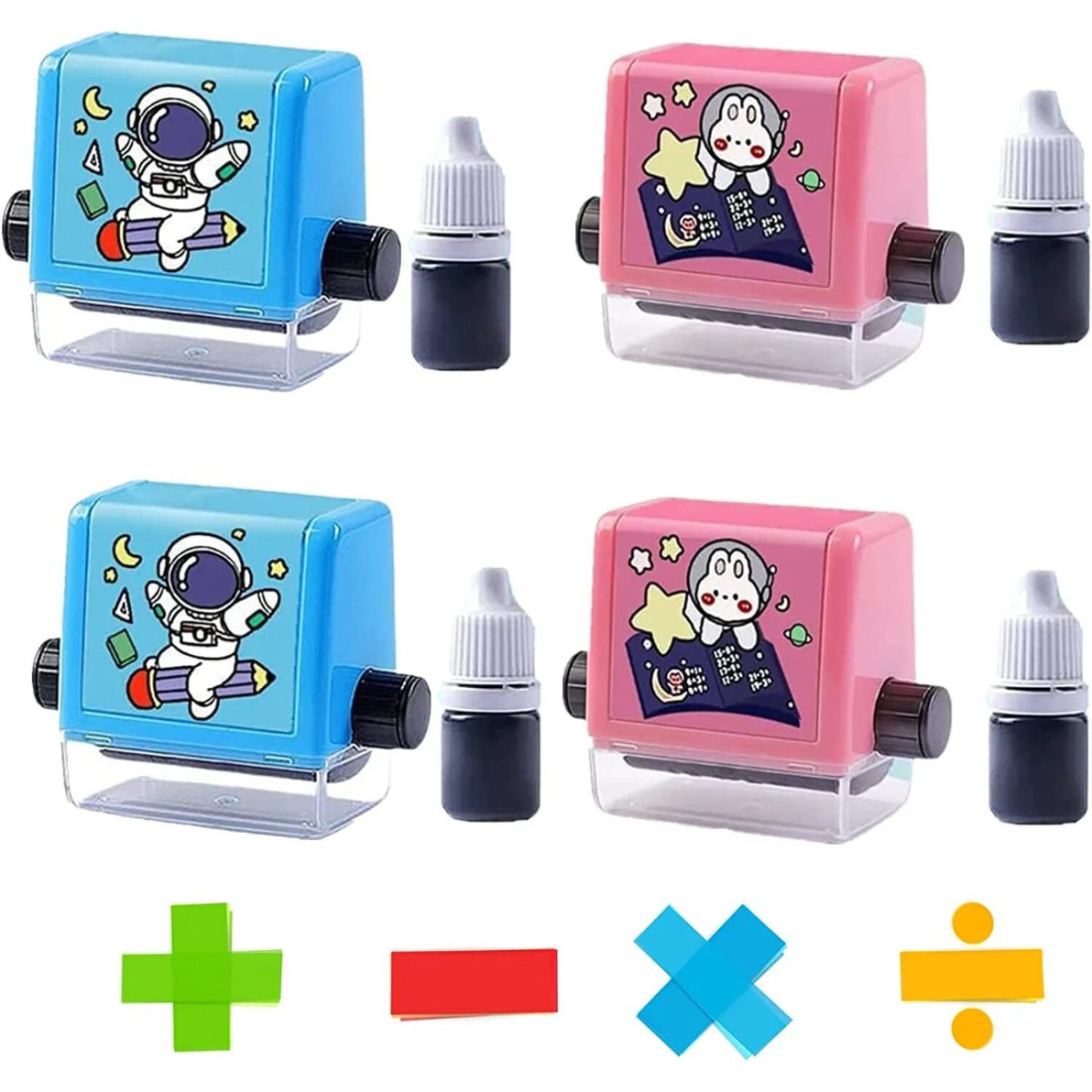 Set 4 Mathematische Lehrstempel