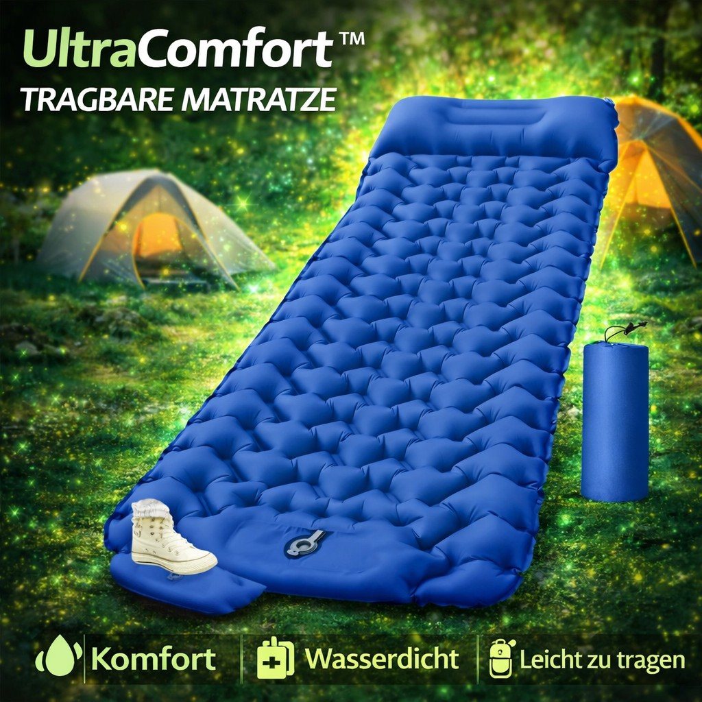 UltraComfort™ - Tragbare Matratze für Camping