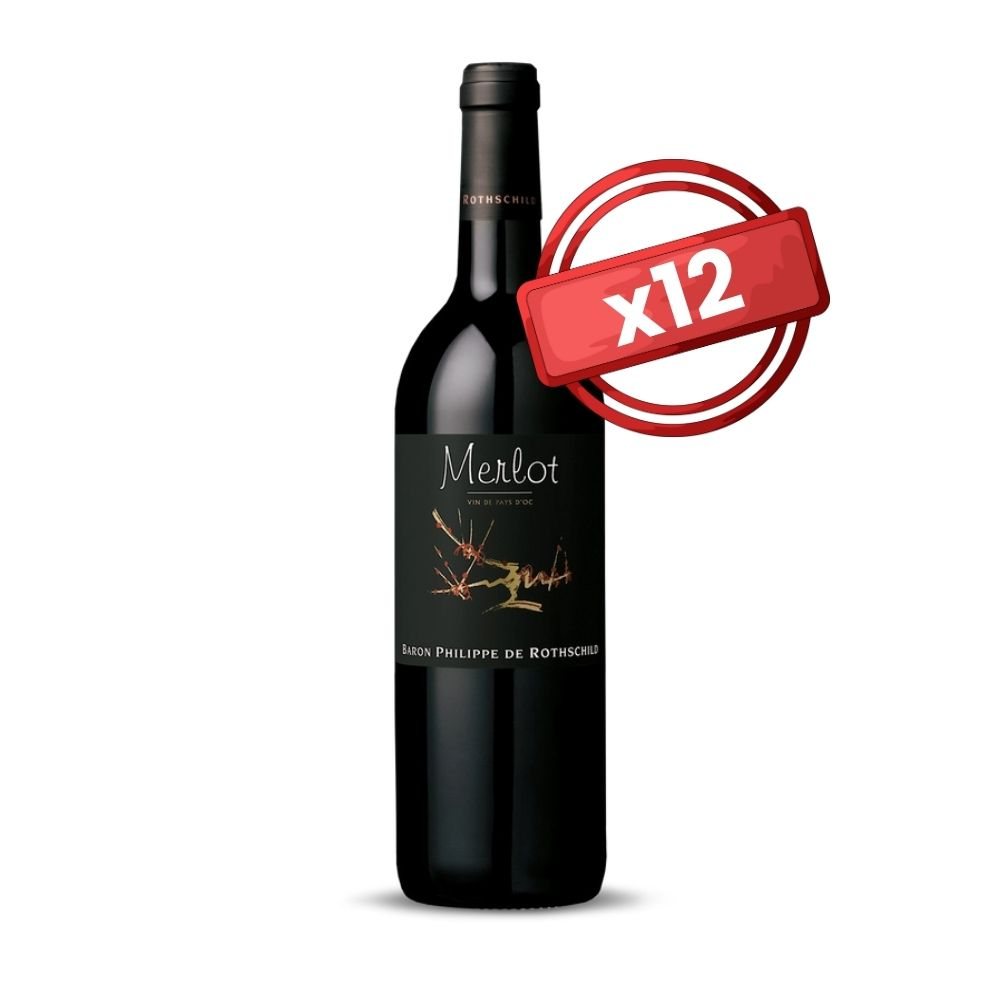 Merlot Baron Philippe de Rothschild 2024 - 12 Flaschen