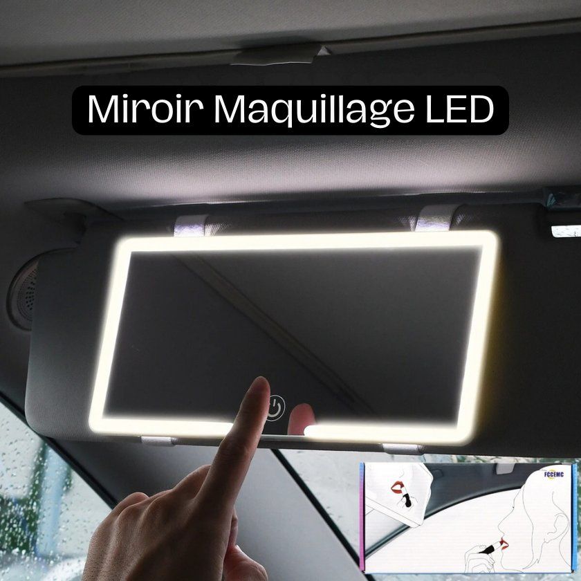 LED Auto Make-up-Spiegel - Praktisch und elegant