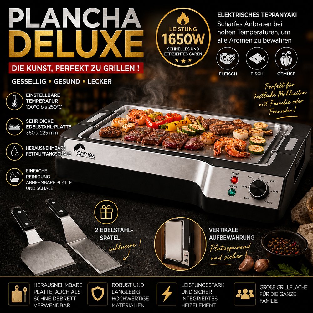 Plancha deluxe Teppanyaki