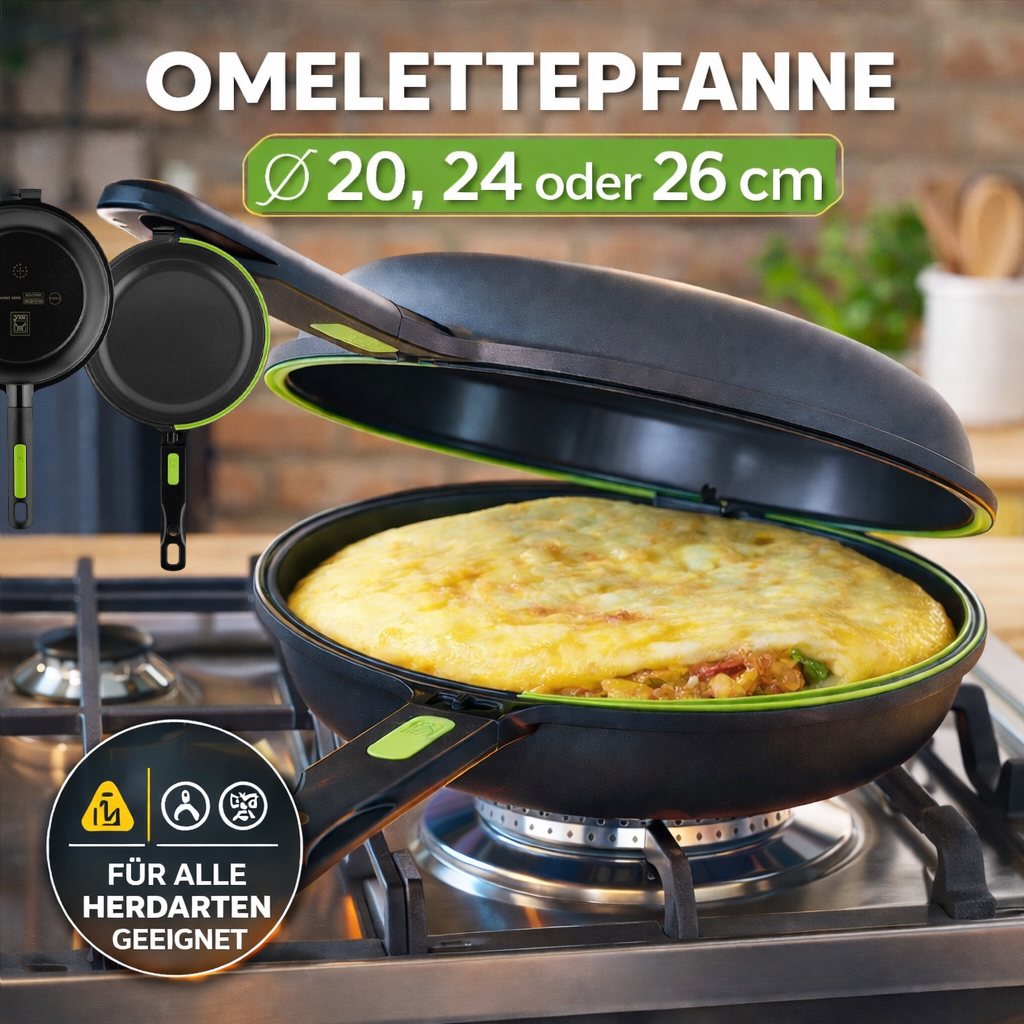 Omelettpfanne Ø 20, 24 oder 26 cm